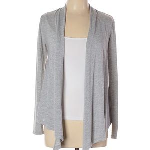Francesca’s Lightweight Grey Cardigan Sweater